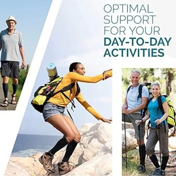 New 2 Pair Salvere performance Knee High Sz XL compression sleeve 15-20 MmHg - Picture 7 of 8